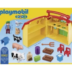 Playmobil Playmobil|6962 - Ferme Transportable - 1.2.3