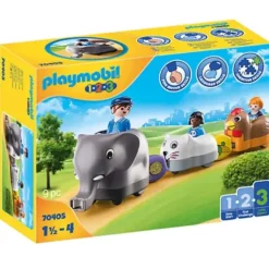 Playmobil Playmobil|70405 - 1.2.3 - Train Des Animaux