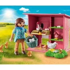 Playmobil Playmobil|71308 - Country - Agricultrice Et Poulailler