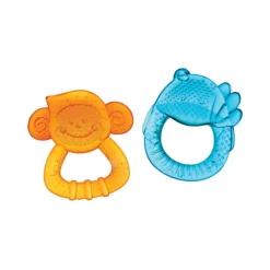 BKids 2 Anneaux De Dentition Souples- Hochets, Anneaux De Dentition