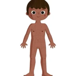 Janod Puzzles Enfants De 50 À 249 Pièces|4 Puzzles Éducatifs - Le Corps Humain