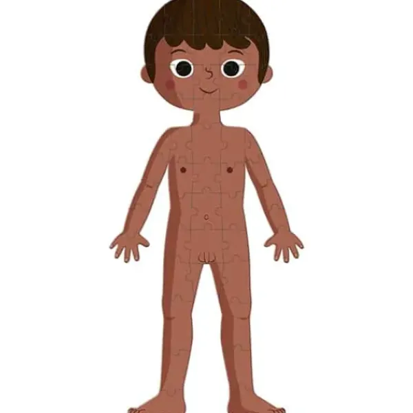 Janod Puzzles Enfants De 50 À 249 Pièces|4 Puzzles Éducatifs - Le Corps Humain
