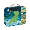 Janod Puzzle Bébé / Enfant|4 Puzzles Evolutifs Dinosaures