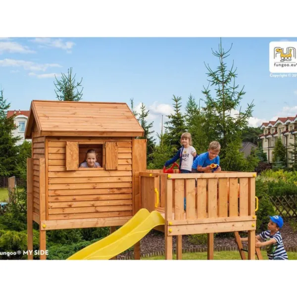 Fungoo Aire De Jeux En Bois - Maxi Sized Plaza- Aires De Jeux