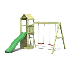 Fungoo Aire De Jeux Flappi Avec Balancoire Double- Aires De Jeux