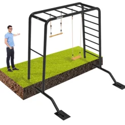 BERG Aire De Jeux Playbase Large Avec Siege Bebe Balancoire Et Trapeze- Aires De Jeux