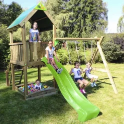 BnB Wood Aire De Jeux Riverside Avec Tour Et Portique- Aires De Jeux