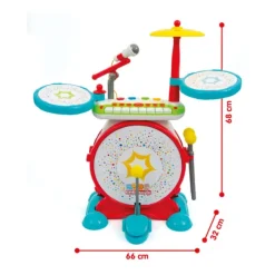 Baby Smile Batterie Electronique Baby- Instruments De Musique
