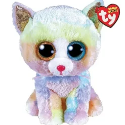TY Mini Peluches|Beanie Boo'S - Petite Peluche Heather Chat Licorne 15Cm
