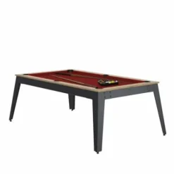 Rene Pierre Billards|Billard Steel Chene/Gris Avec Plateau