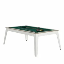 Rene Pierre Billards|Billard Steel Oslo Blanc Avec Plateau