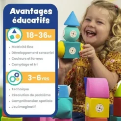 Blockaroo Jouets Stem|- Bateau 10 Pieces