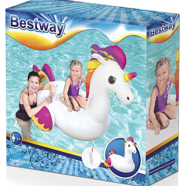 Bestway Bouee Licorne Avec Poignees- Bouées Jeux Gonflables Et Piscines