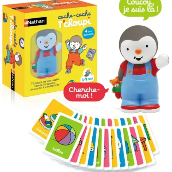 Nathan Jeux Jeux De Cartes|Cache Cache T'Choupi