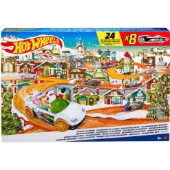 Mattel Calendrier De L'avent Hot Wheels - 2023- Calendriers De L'avent