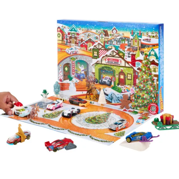 Mattel Calendrier De L'avent Hot Wheels - 2023- Calendriers De L'avent