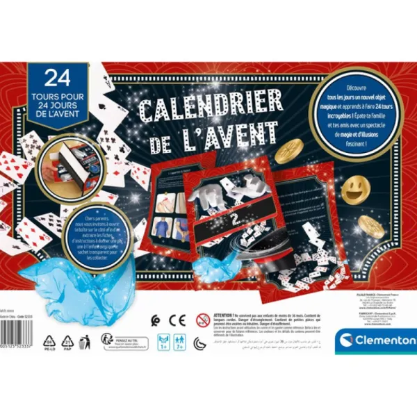 Clementoni Calendrier De L'avent Magie- Calendriers De L'avent