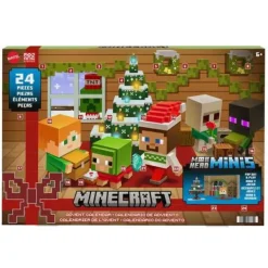 Mattel Calendrier De L'avent Minecraft - 2023- Calendriers De L'avent