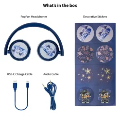 1nfinitx Casque Buddyphones Bleu- Enceintes Bluetooth Et Casques Audio