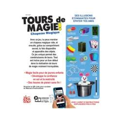 Zig Zag jeux action Chapeau Magie 200 Tours- Magie Et Accessoires