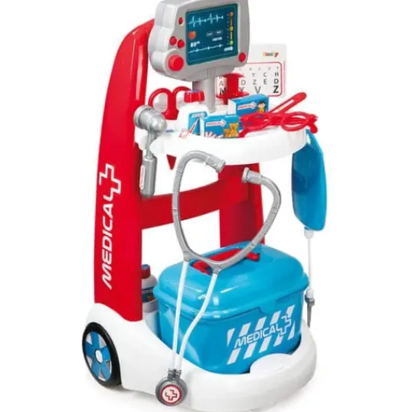 Smoby Faire Comme Les Grands|Chariot Medical Electronique - + Accessoires Inclus