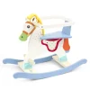 WOOD N PLAY Cheval A Bascule En Bois- Porteurs & Jouets À Bascules