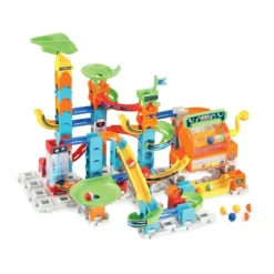 VTech Circuit A Billes Electronique Marble Rush - Super Action Set Electronic L200E- Constructions Magnétiques, Billes