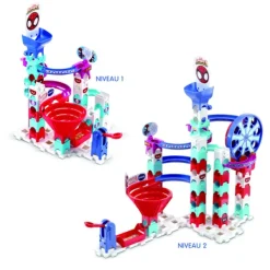 VTech Circuit A Billes Marble Rush - Spidey Super Spin Challenge Sp300E- Constructions Magnétiques, Billes