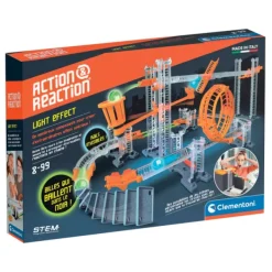 Clementoni Circuit De Billes Effets Lumineux - Action Et Reaction- Meccano, Engrenages