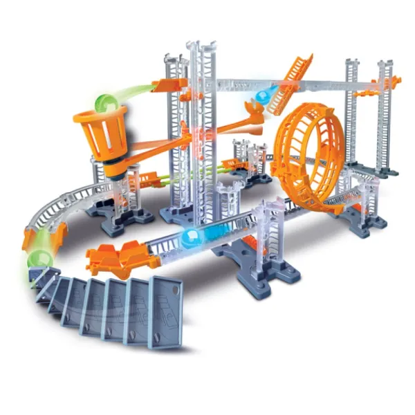 Clementoni Circuit De Billes Effets Lumineux - Action Et Reaction- Meccano, Engrenages
