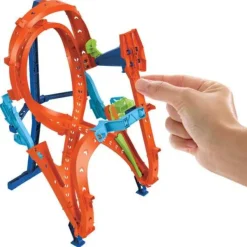 Mattel Circuit Piste Cascade Grand Huit - Hot Wheels- Jeux De Récréation