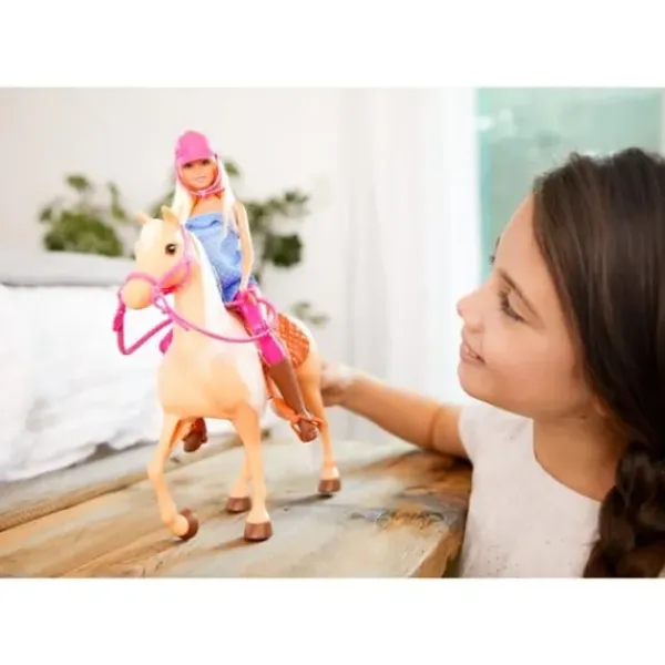 Mattel Poupées|Coffret Barbie Et Son Cheval