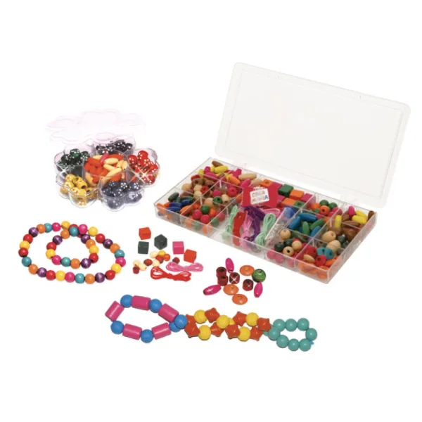 Creamania Coffret Bijoux Perles Bois 2 En 1- Perles