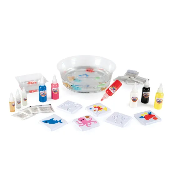 Simba Dickie Coffret Creatif Aqua Gelz Deluxe- Pate À Modeler, Modelage Et Gravure