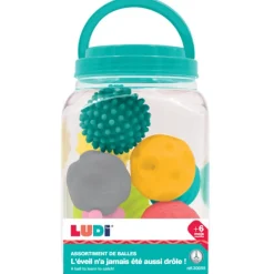Ludi Coffret De 8 Balles Sensorielles- Activités D'éveil
