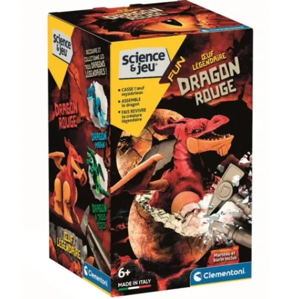 Clementoni Mondes Imaginaires|Coffret Dragon Rouge