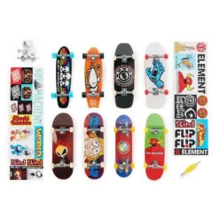 Spin Master Coffret 25Eme Anniversaire Tech Deck - 8 Finger Skates- Jeux De Récréation