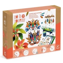 Djeco Coffret Multi-Activités Nature- Découpage, Collage, Pliage