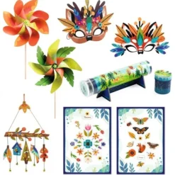 Djeco Coffret Multi-Activités Nature- Découpage, Collage, Pliage