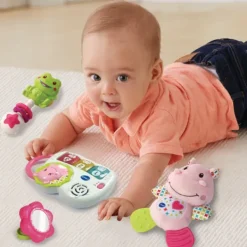 VTech Coffret Naissance - Eveil Des Sens Rose- Coffret Cadeaux, Naissance