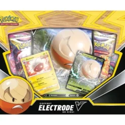Asmodée Cartes À Collectionner|Coffret Pokemon 4 Boosters Electrode De Hisui V