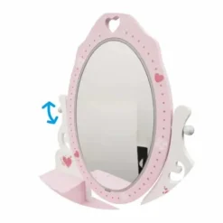 Miss Fashion Faire Comme Les Grands|Coiffeuse En Bois Avec Miroir Led