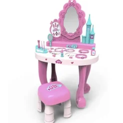 Miss Fashion Faire Comme Les Grands|Coiffeuse Princesse Et 16 Accessoires - 78 Cm