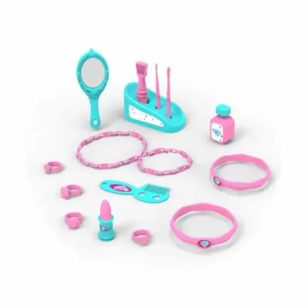 Miss Fashion Faire Comme Les Grands|Coiffeuse Princesse Et 16 Accessoires - 78 Cm