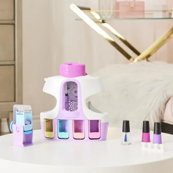 Spin Master Cool Maker - Go Glam Nail Unique Salon - Machine A Ongles Avec Vernis- Mode, Bijoux, Décoration, Cosmetiques
