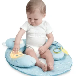 Chicco Coussin Mon Premier Nid Bleu- Tapis D'éveil