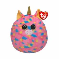 TY Peluches Animaux Et Autres|Coussin Squish A Boos - Fantasia La Licorne 40 Cm