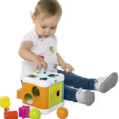 Chicco Cube A Formes 2 En 1- Jouets À Emboîter, À Empiler
