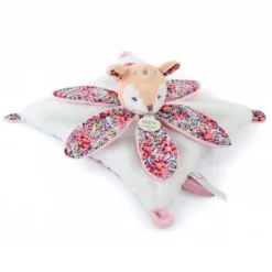 Doudou Et Compagnie Doudou Faon Blanc Avec Petales Boh'Aime- Doudous