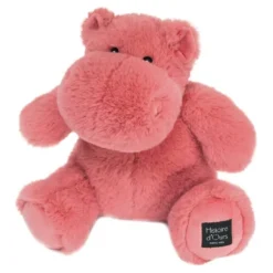 Histoire d'ours Doudou Hippopotame Hip'Hug Terracotta 25 Cm- Doudous